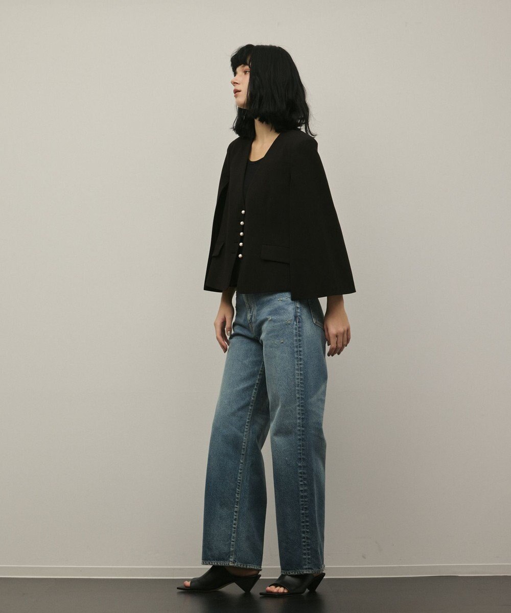 GRACE CONTINENTAL トリアセケープスリーブジャケット 