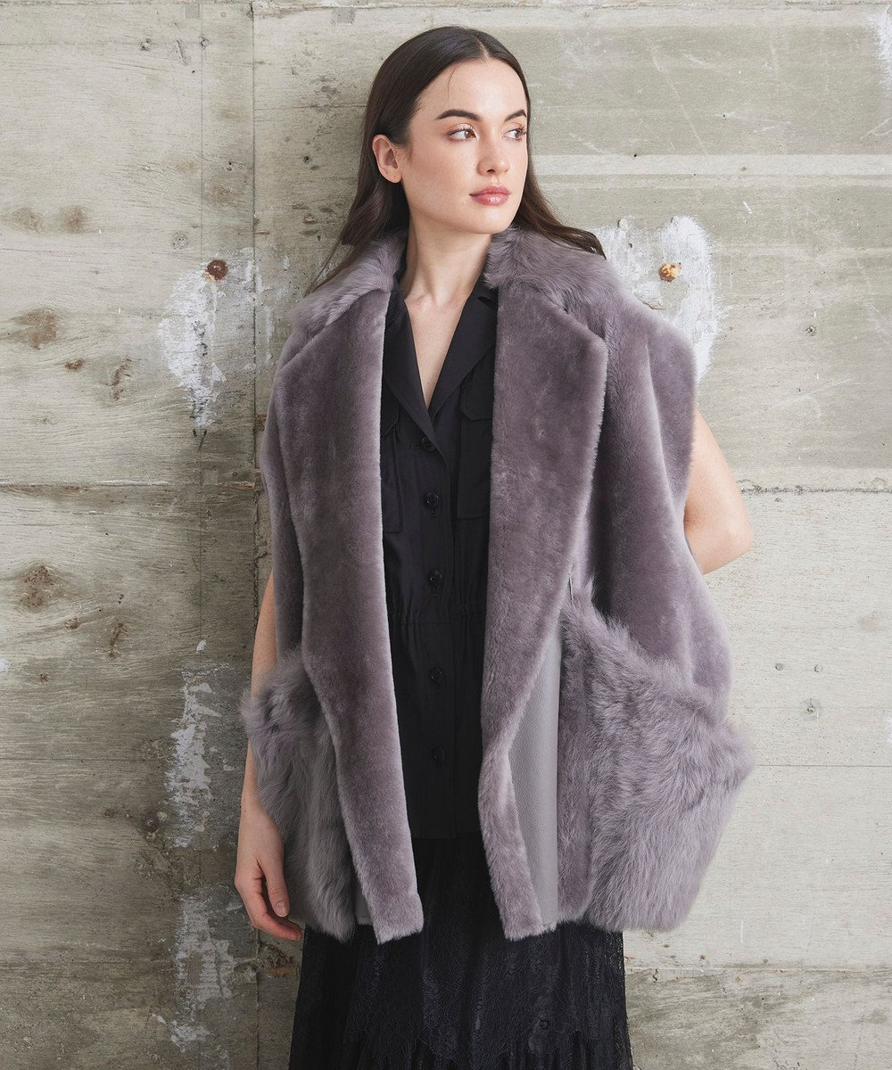 GRACE CONTINENTAL 【BLANCHA】ムートンジレ 