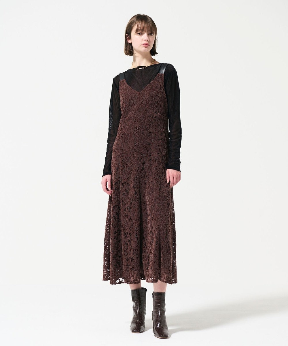 GRACE CONTINENTAL モールレースキャミワンピース