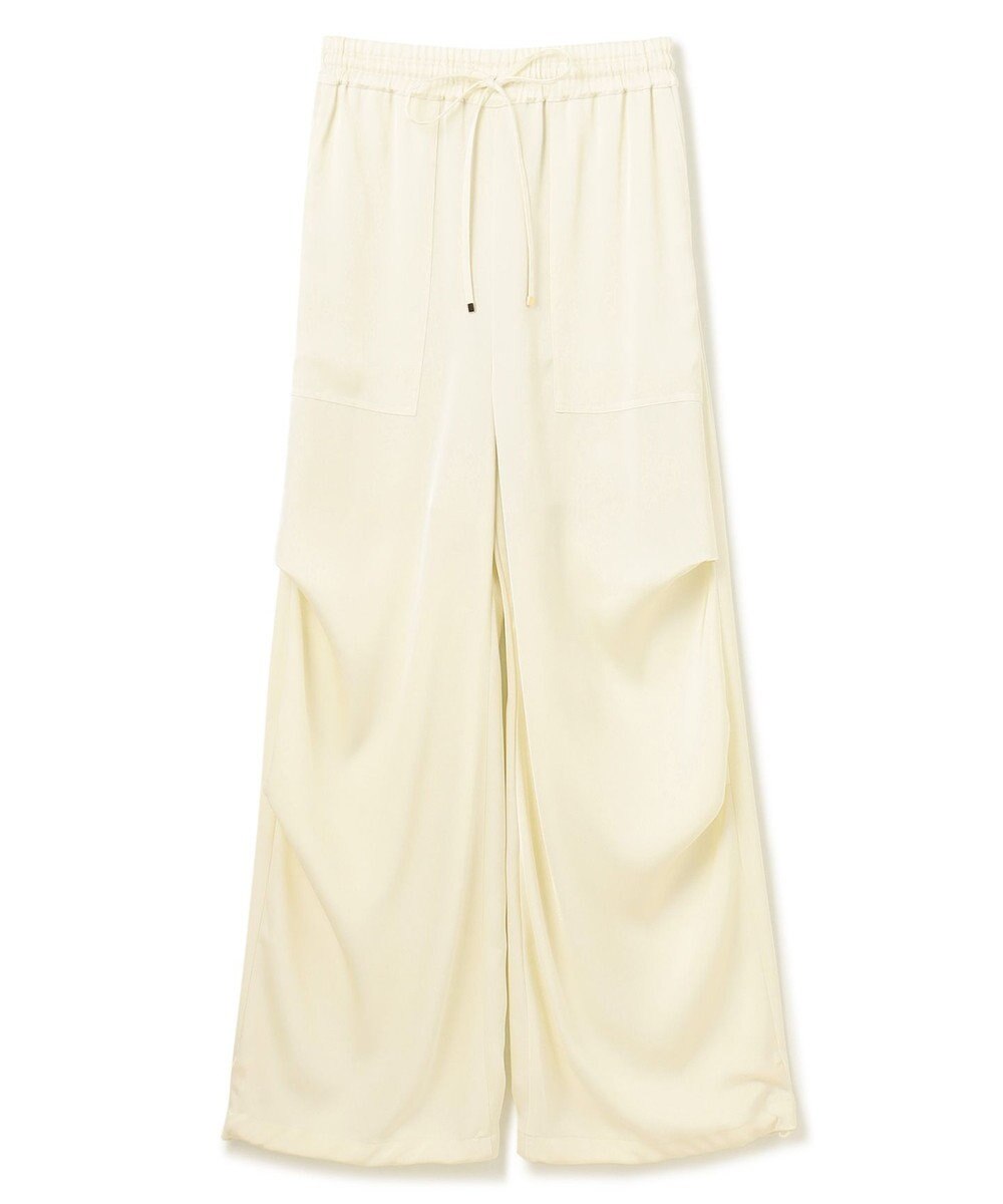 GRACE CONTINENTAL サテンワークパンツ 