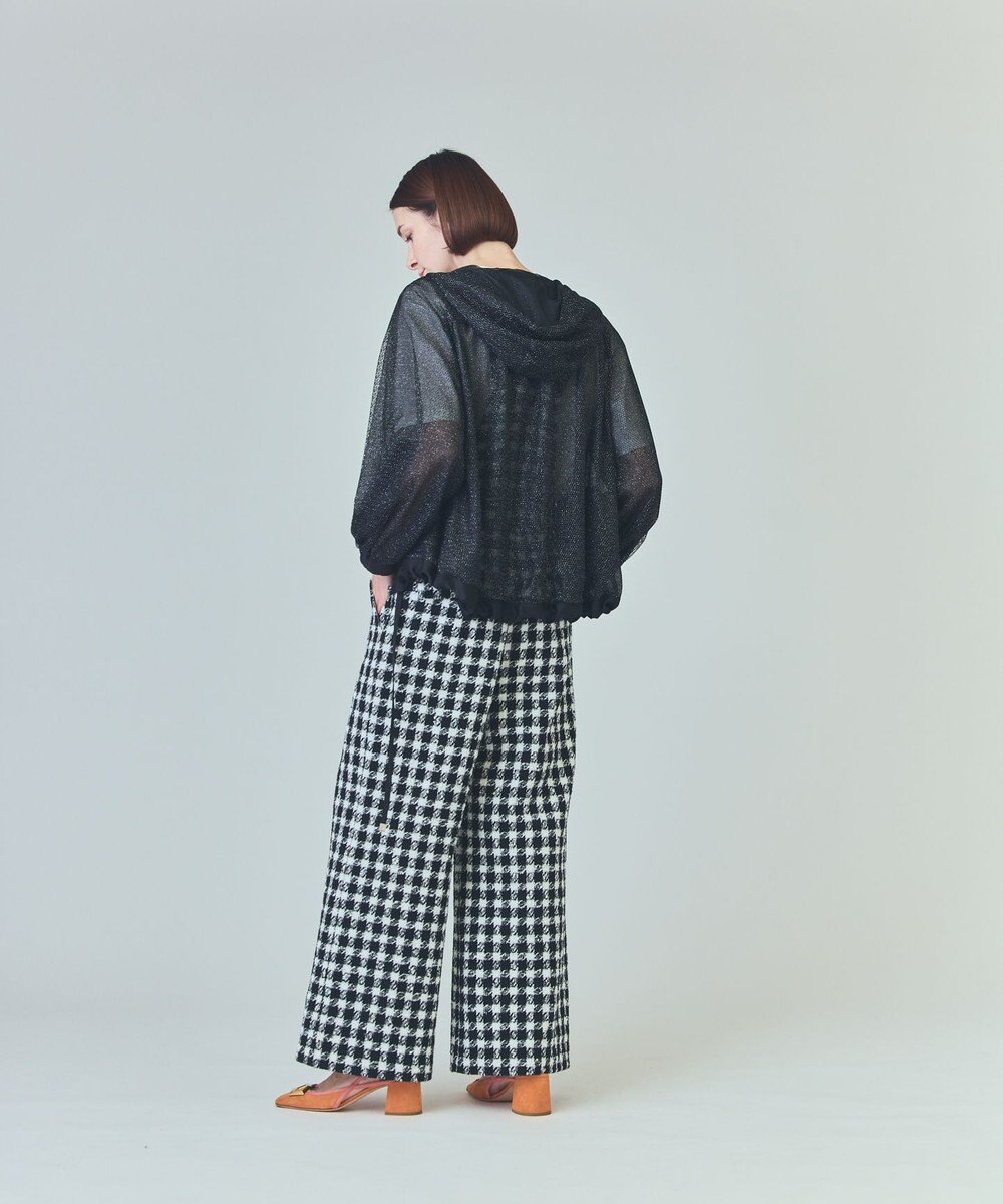 GRACE CONTINENTAL マクラメメッシュフーディー 