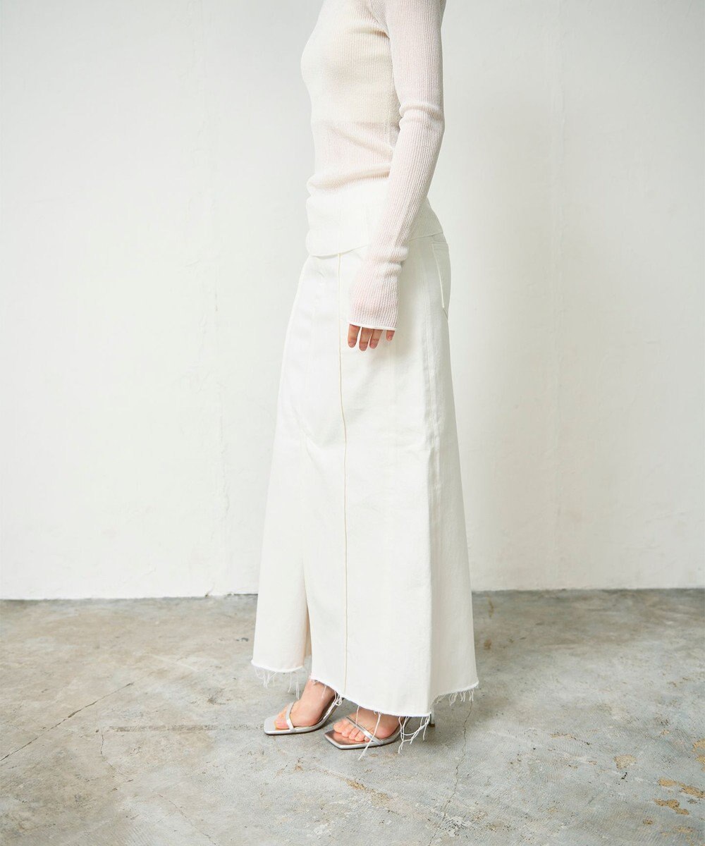 GRACE CONTINENTAL デニムタイトロングスカート 