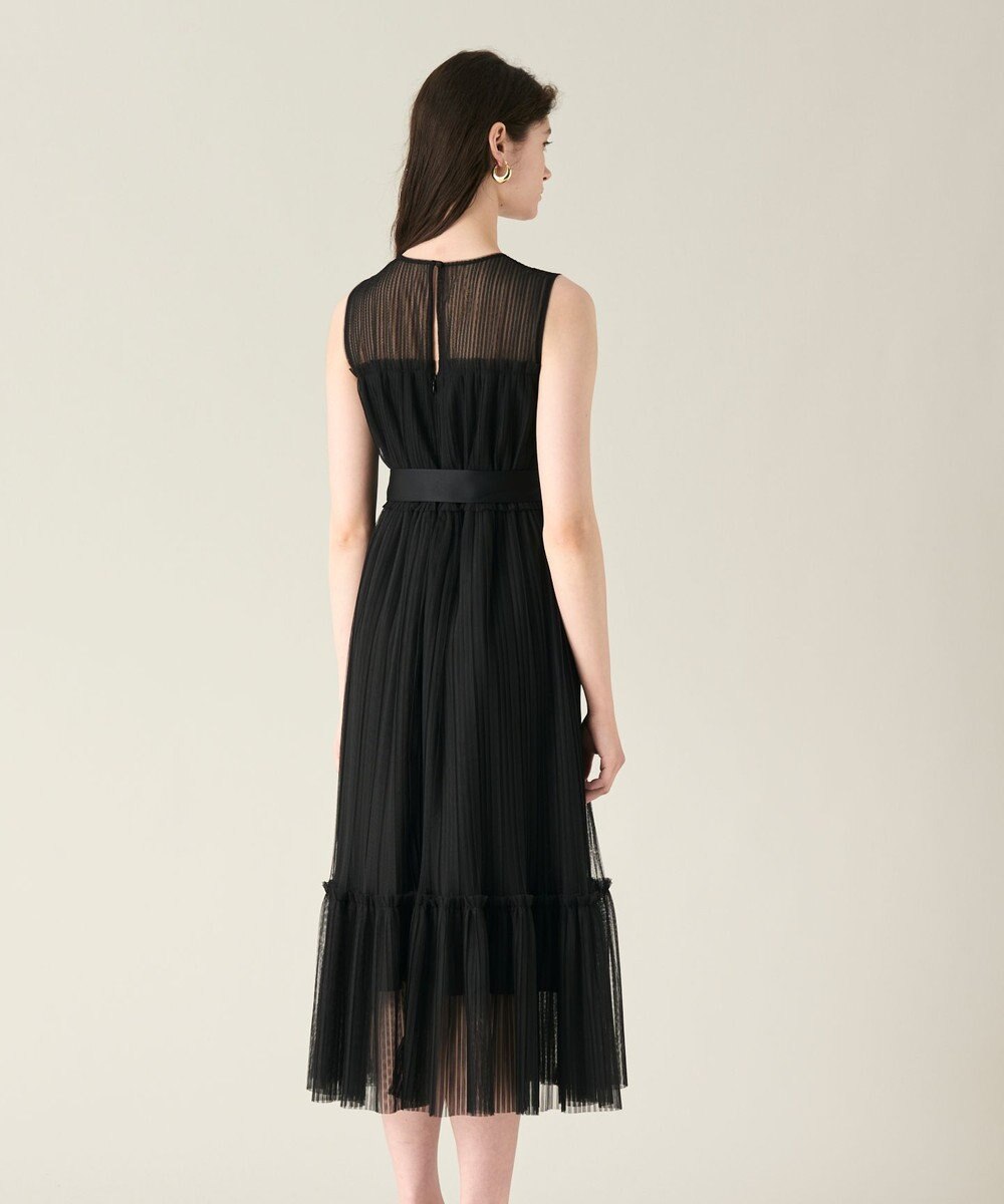 GRACE CONTINENTAL プリーツロングドレス 