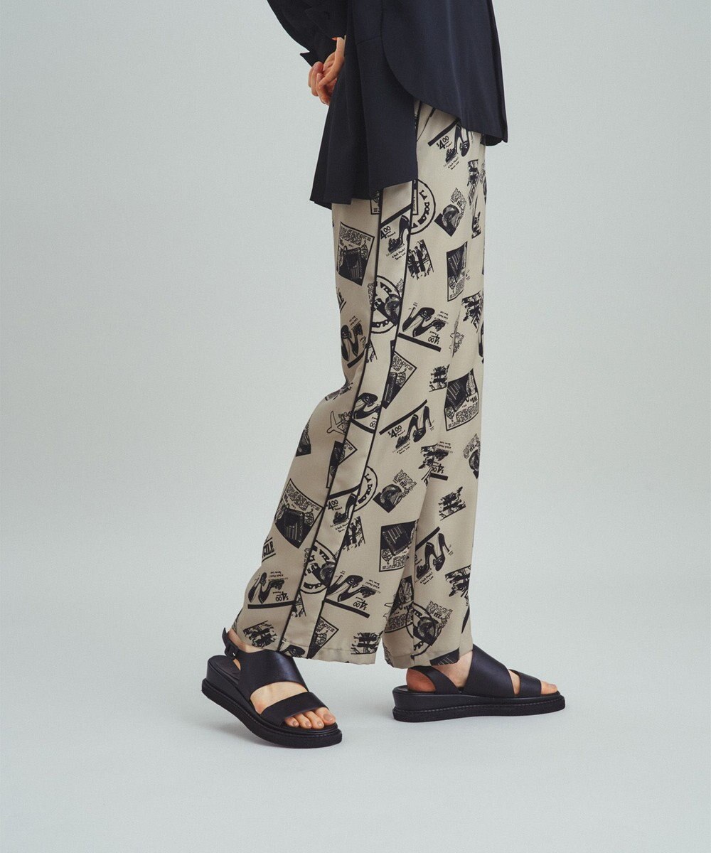 フォトプリントラインパンツ / GRACE CONTINENTAL | GRACE CONTINENTAL  