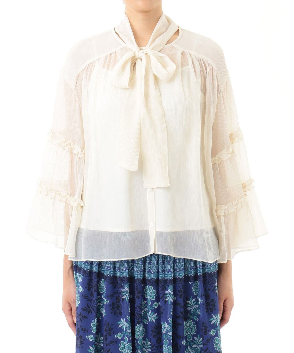 楊柳フリルブラウス Grace Continental Grace Continental グレースコンチネンタル 通販