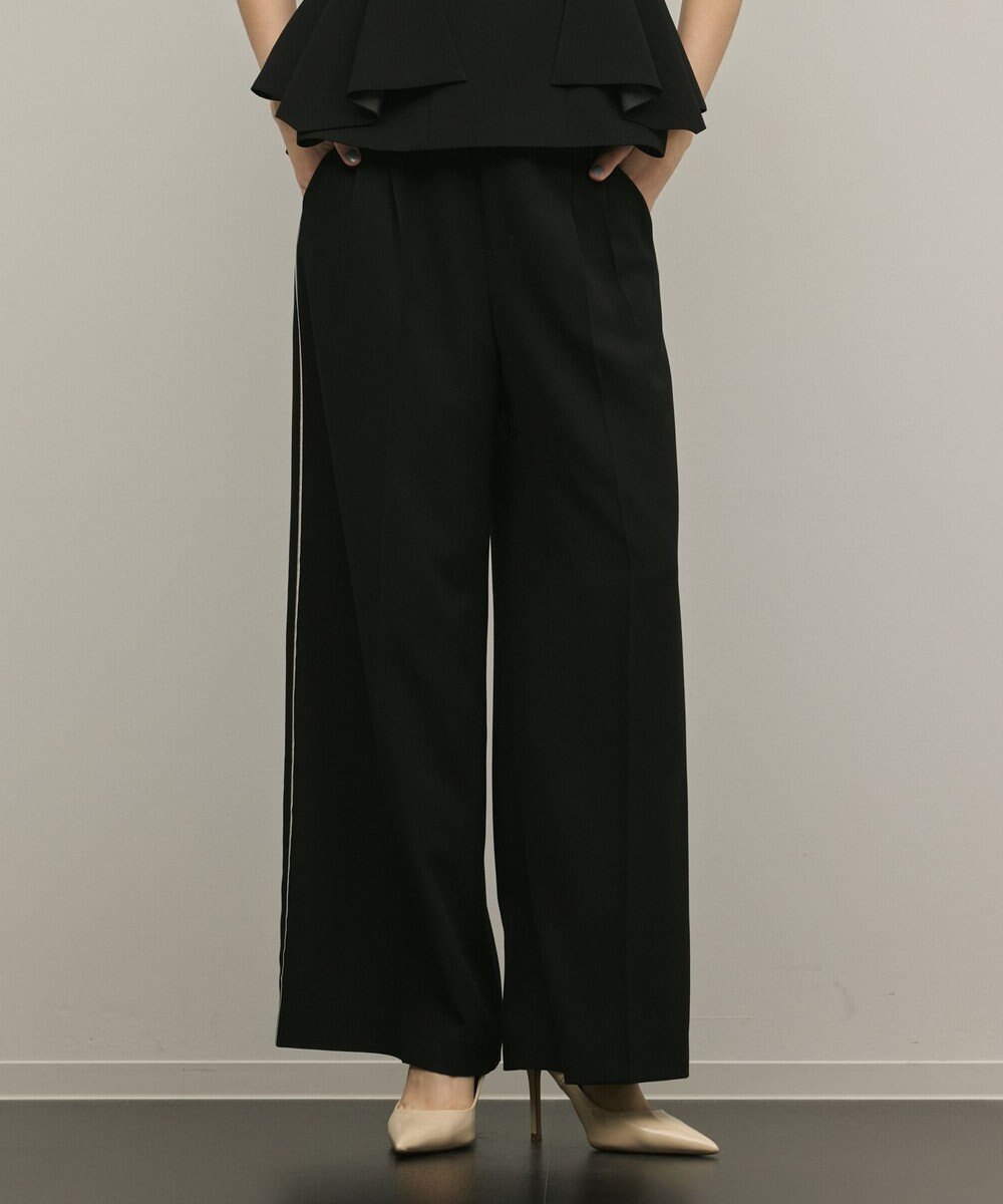 GRACE CONTINENTAL トリアセタックワイドパンツ 