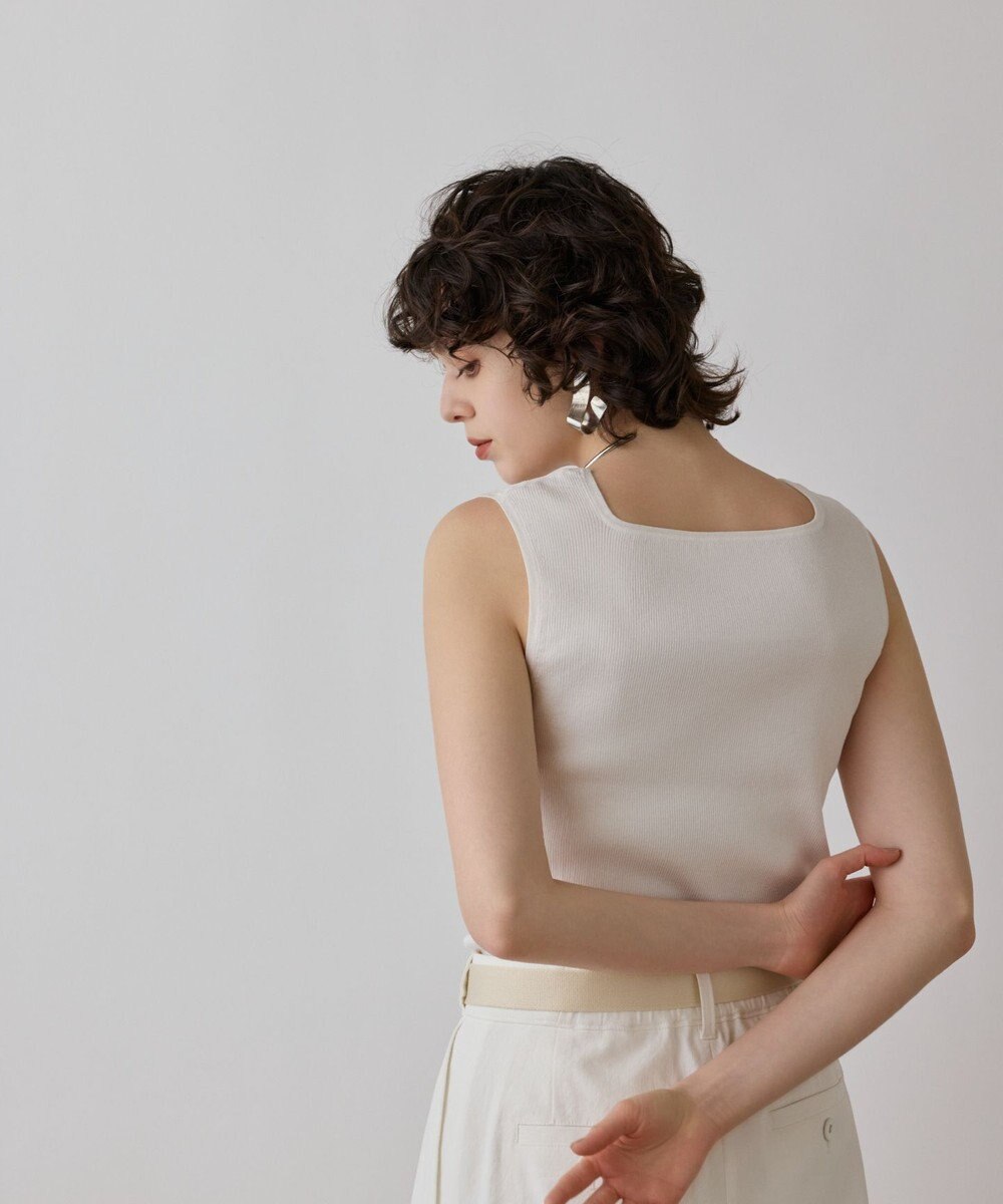 GRACE CONTINENTAL ブライトニットノースリーブ