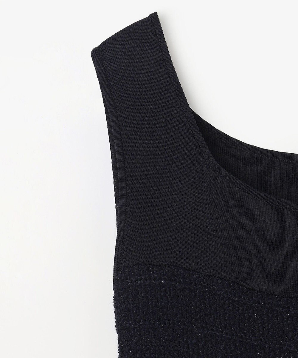 GRACE CONTINENTAL ツイードマーメイドニットワンピース 