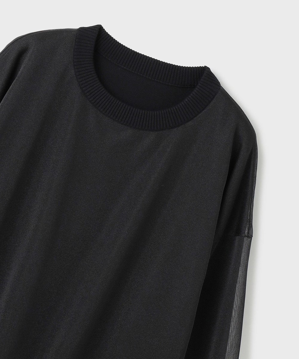 GRACE CONTINENTAL シアーニットトップ