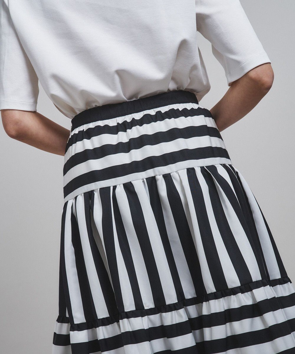 GRACE CONTINENTAL ボーダーコンビスカート