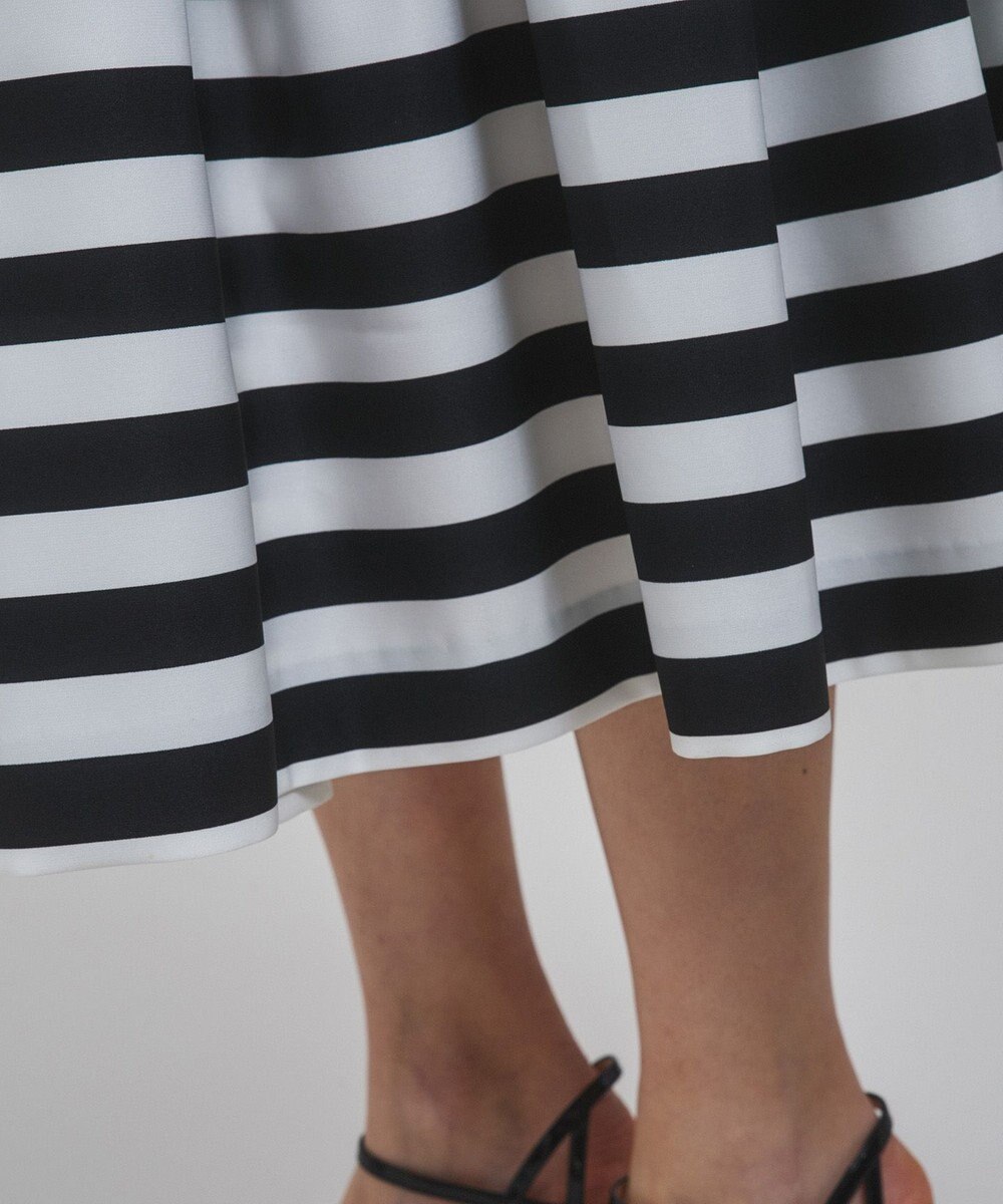 GRACE CONTINENTAL ボーダーコンビスカート 