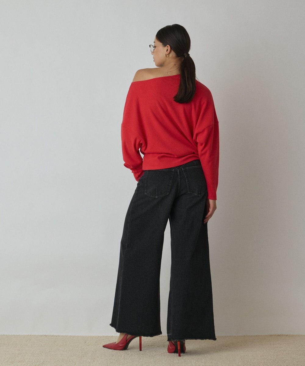 GRACE CONTINENTAL アシメテレコカットトップ