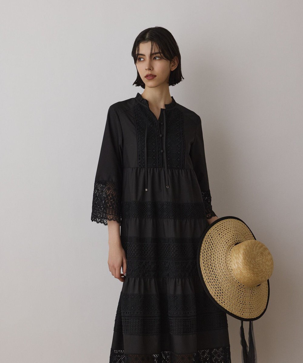 GRACE CONTINENTAL レースコンビワンピース 