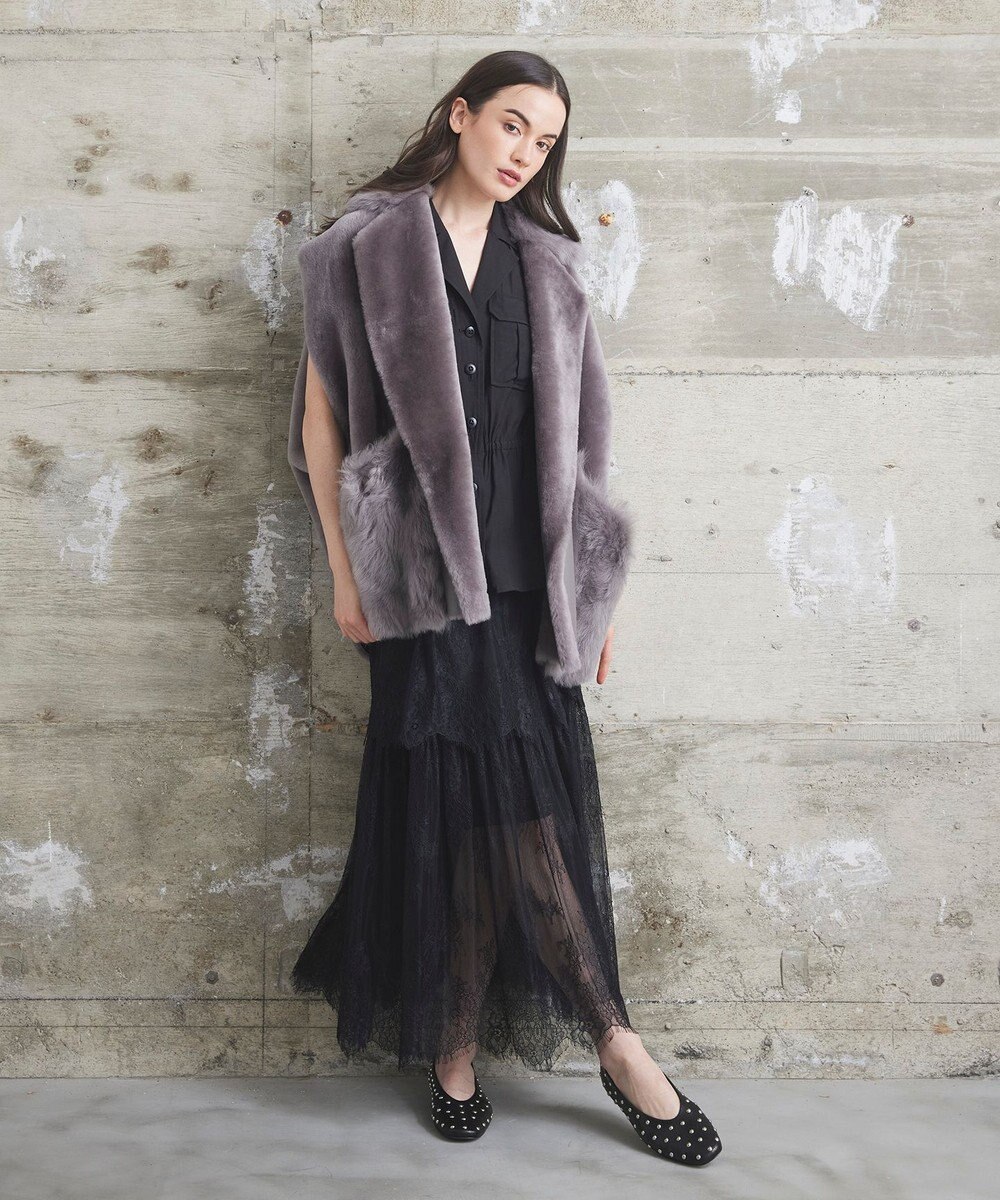 GRACE CONTINENTAL 【BLANCHA】ムートンジレ 