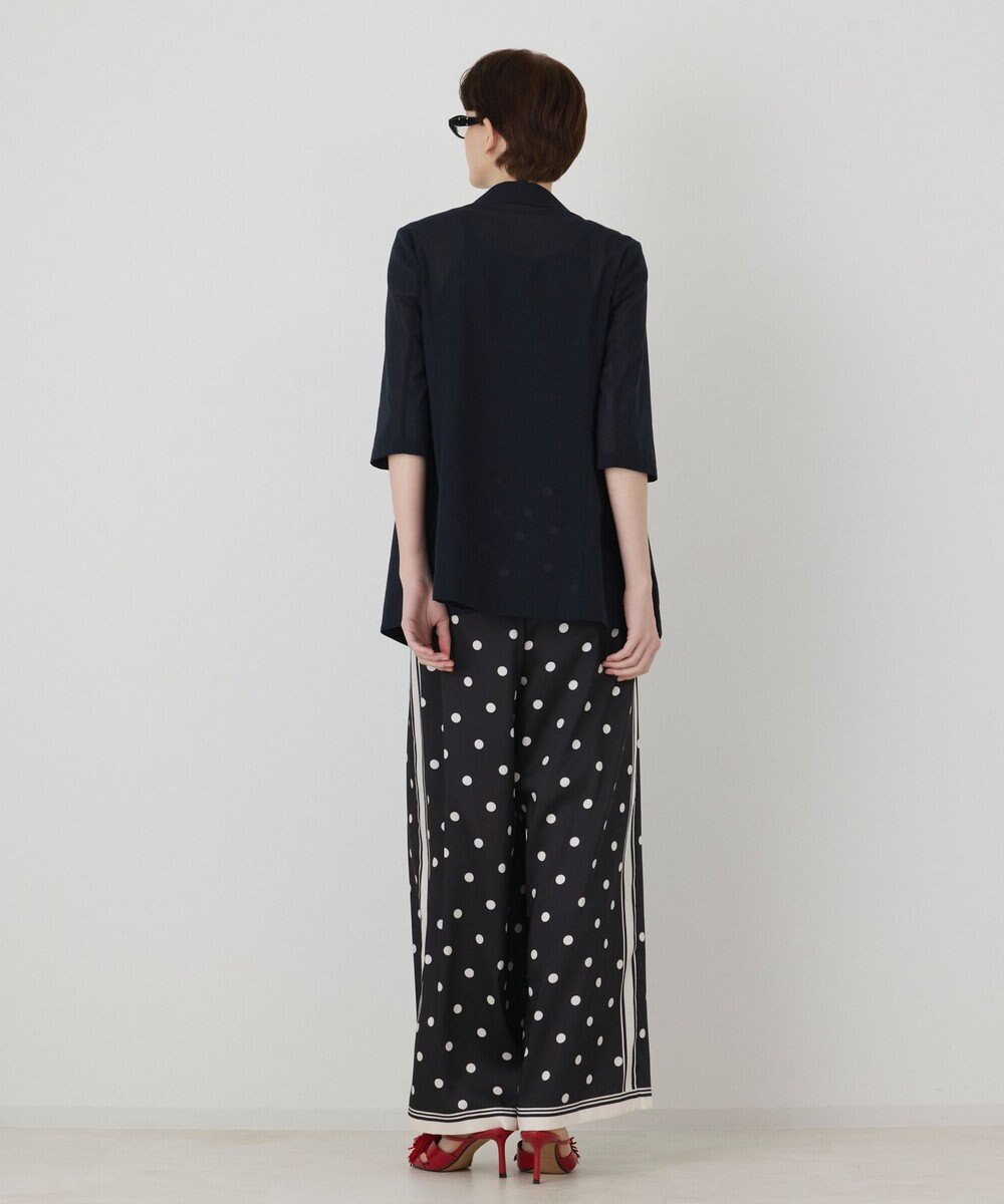 GRACE CONTINENTAL ドットツイルパンツ 