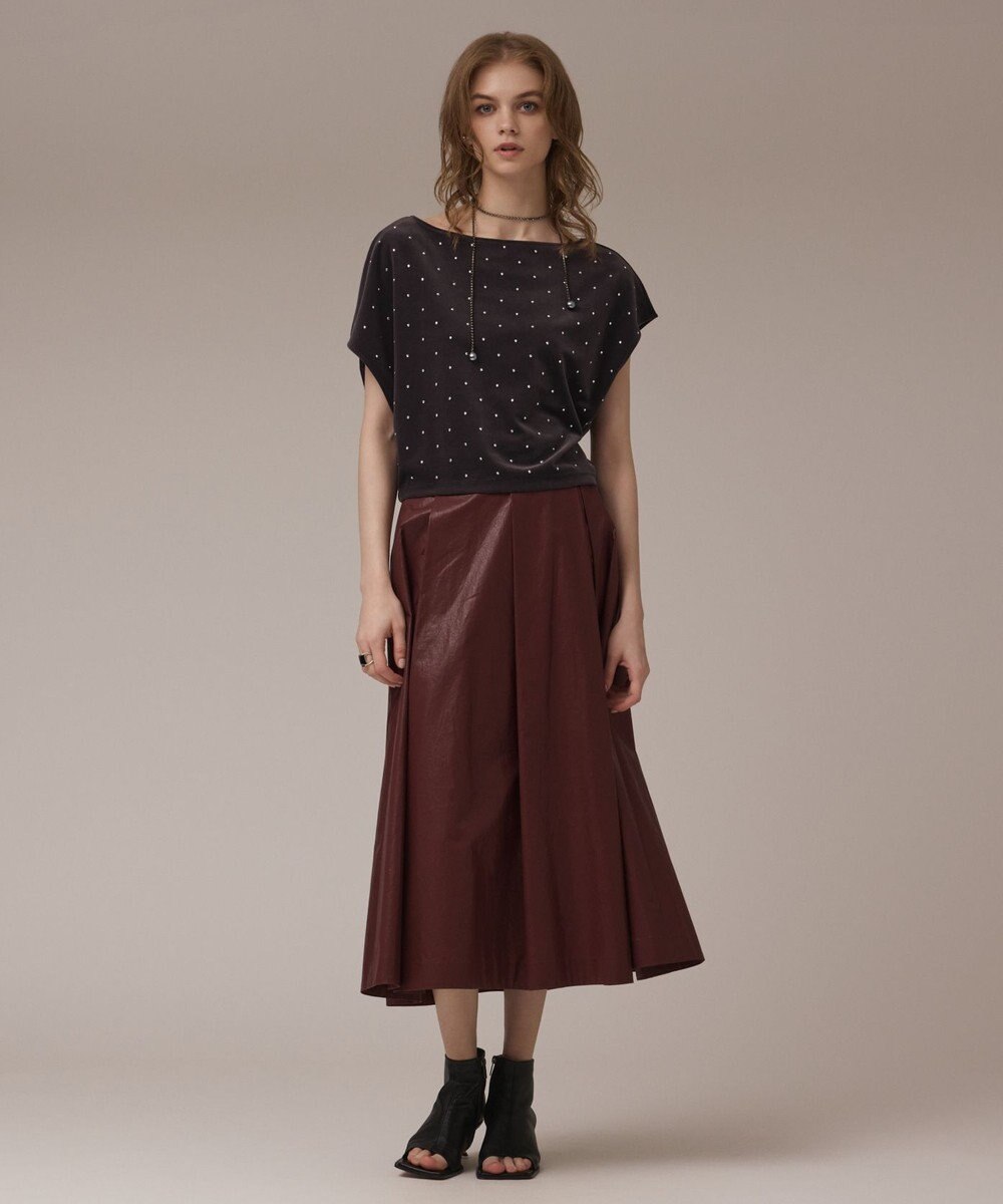 GRACE CONTINENTAL ベロアルーズカットトップ 