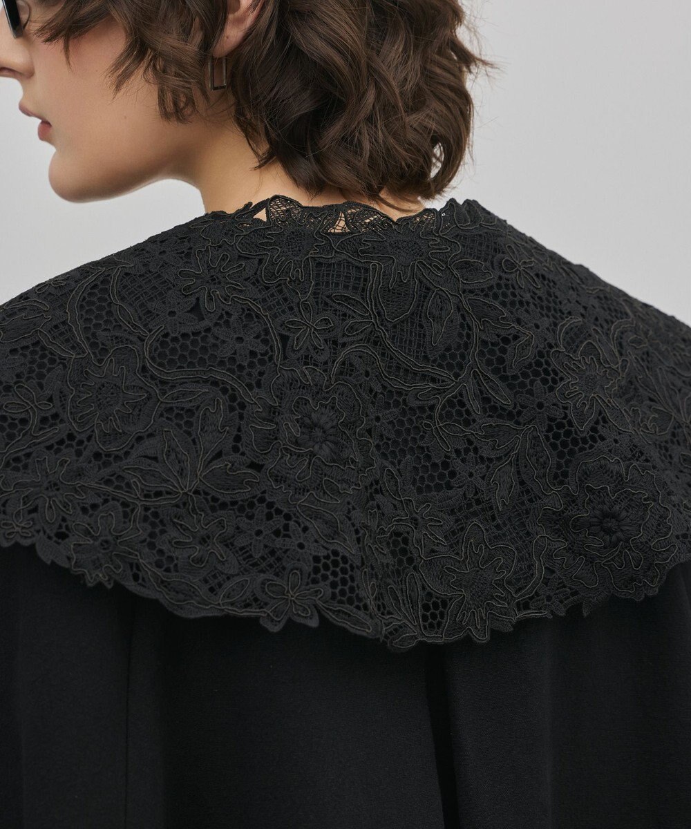 GRACE CONTINENTAL タッセル付レースカラー 