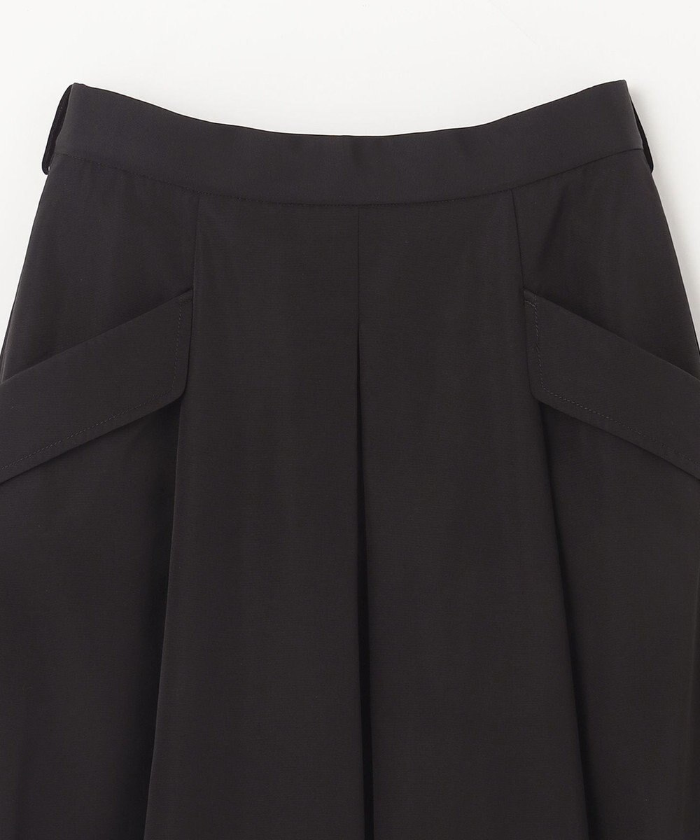 GRACE CONTINENTAL グログランタックフレアスカート 