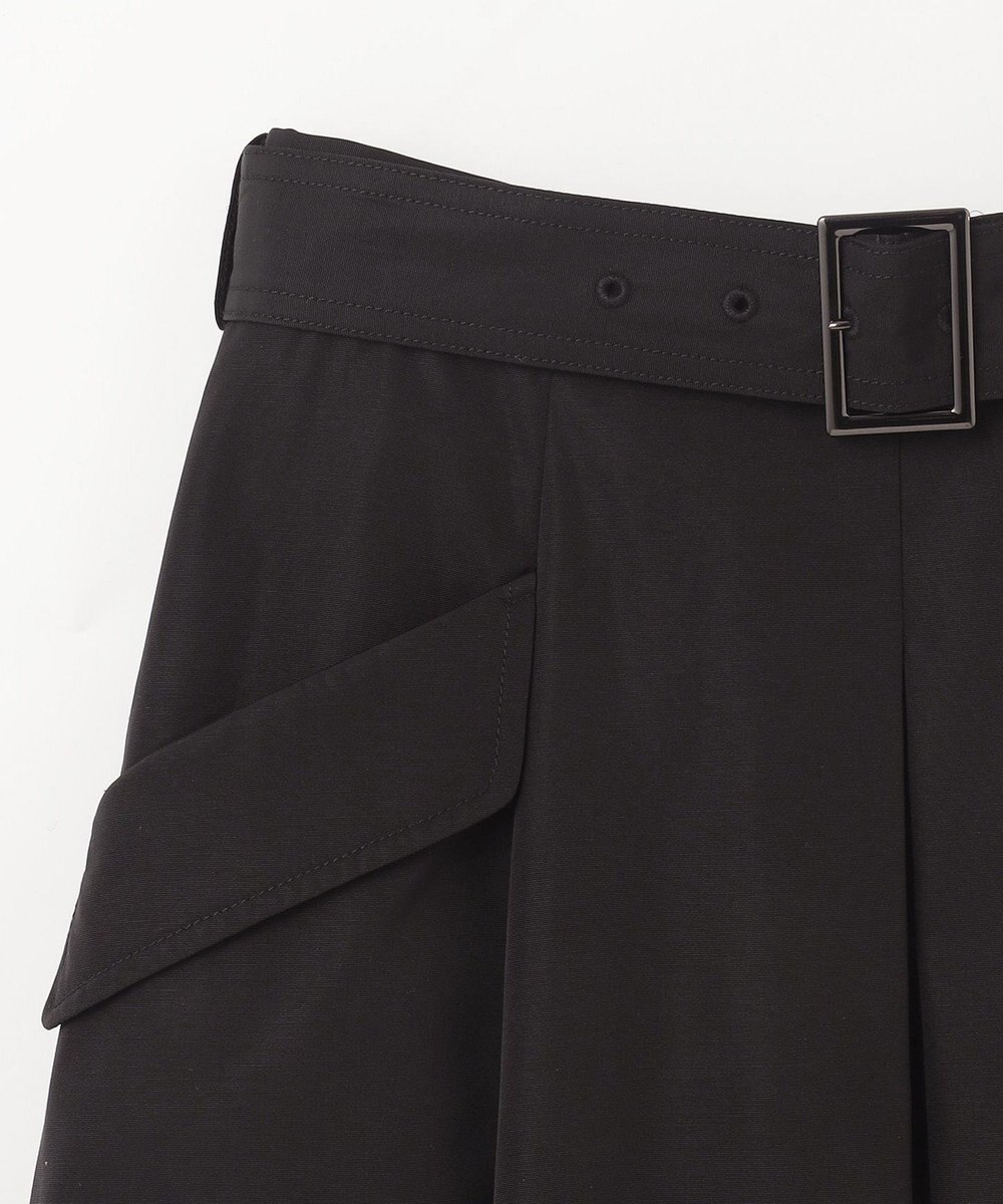 GRACE CONTINENTAL グログランタックフレアスカート 