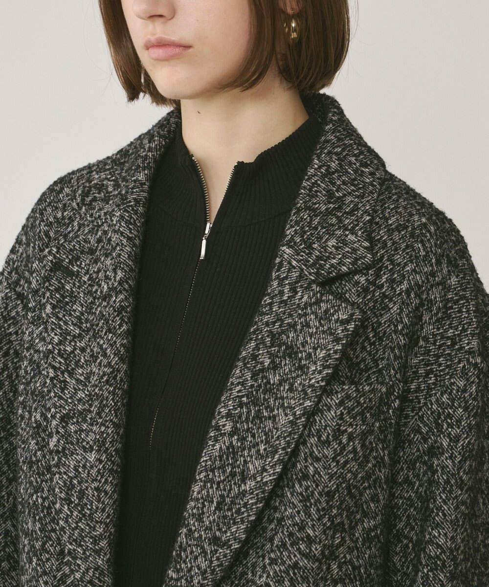 GRACE CONTINENTAL ヘリンボーンツイードジャケット 