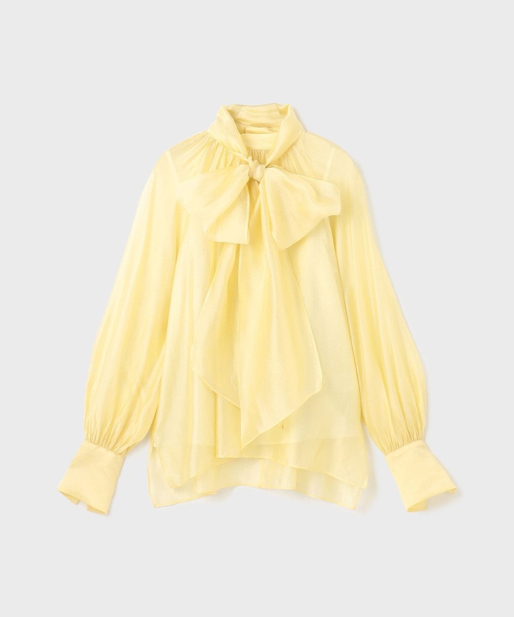 GRACE CONTINENTAL シアーボウタイブラウス 