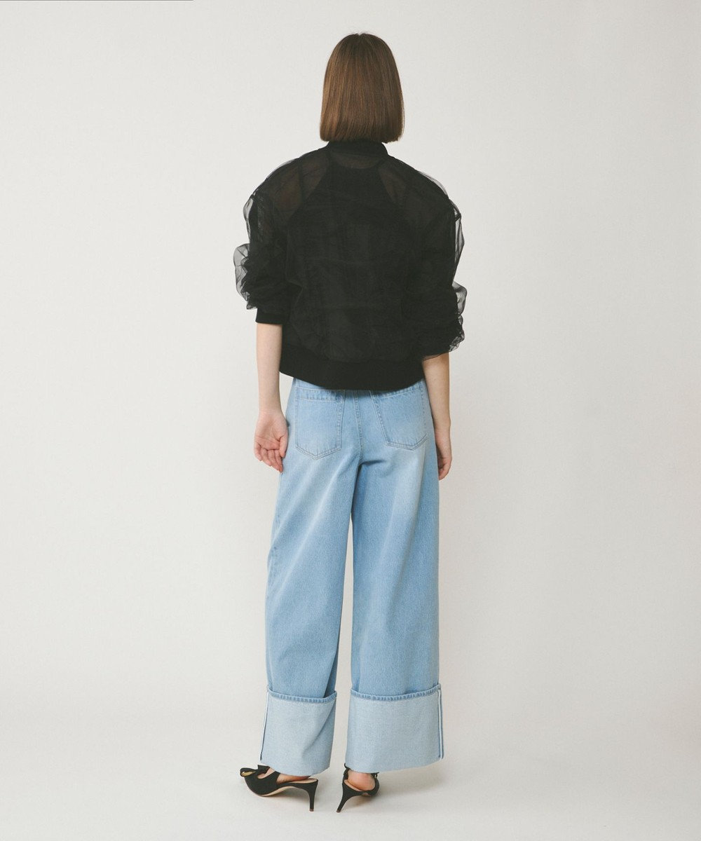 GRACE CONTINENTAL ロールアップワイドパンツ