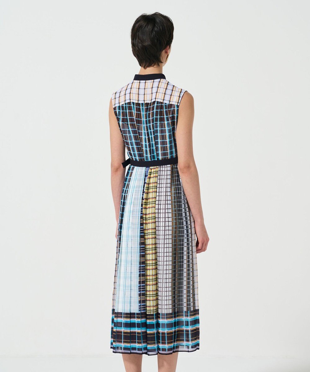 GRACE CONTINENTAL マルチチェックワンピース 