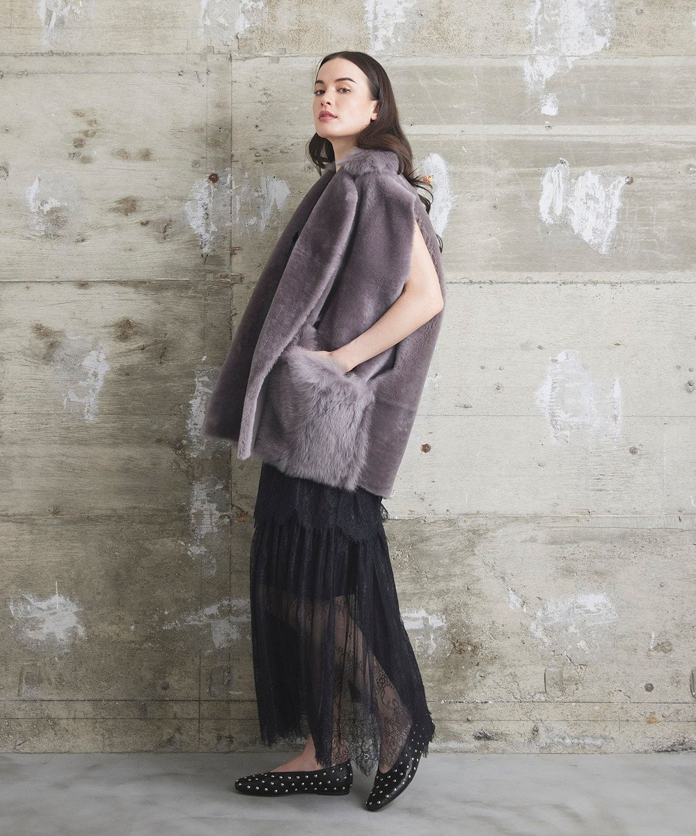 GRACE CONTINENTAL 【BLANCHA】ムートンジレ 