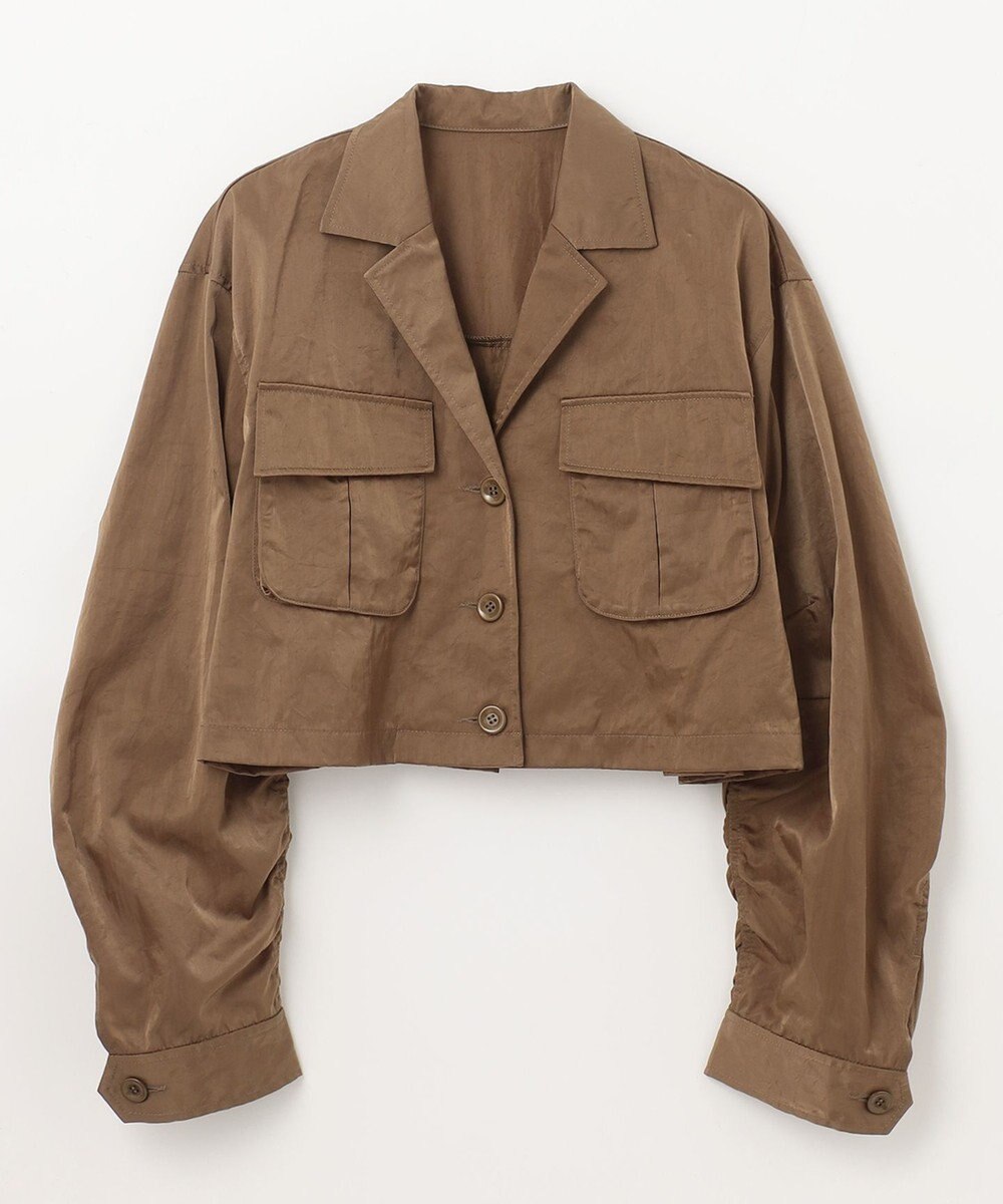 GRACE CONTINENTAL クロップドミリタリージャケット 