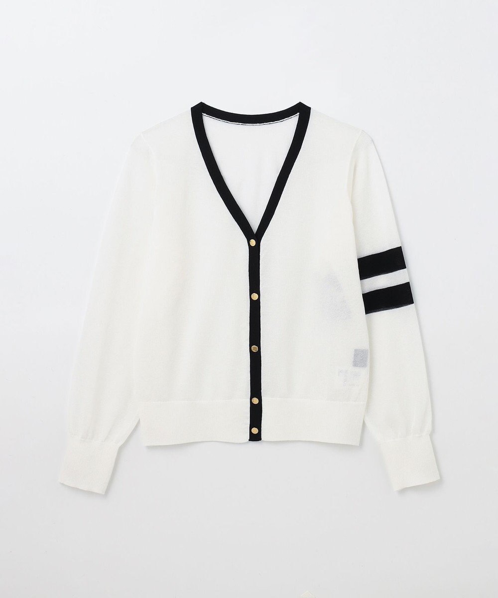 GRACE CONTINENTAL ラインVネックニットカーディガン