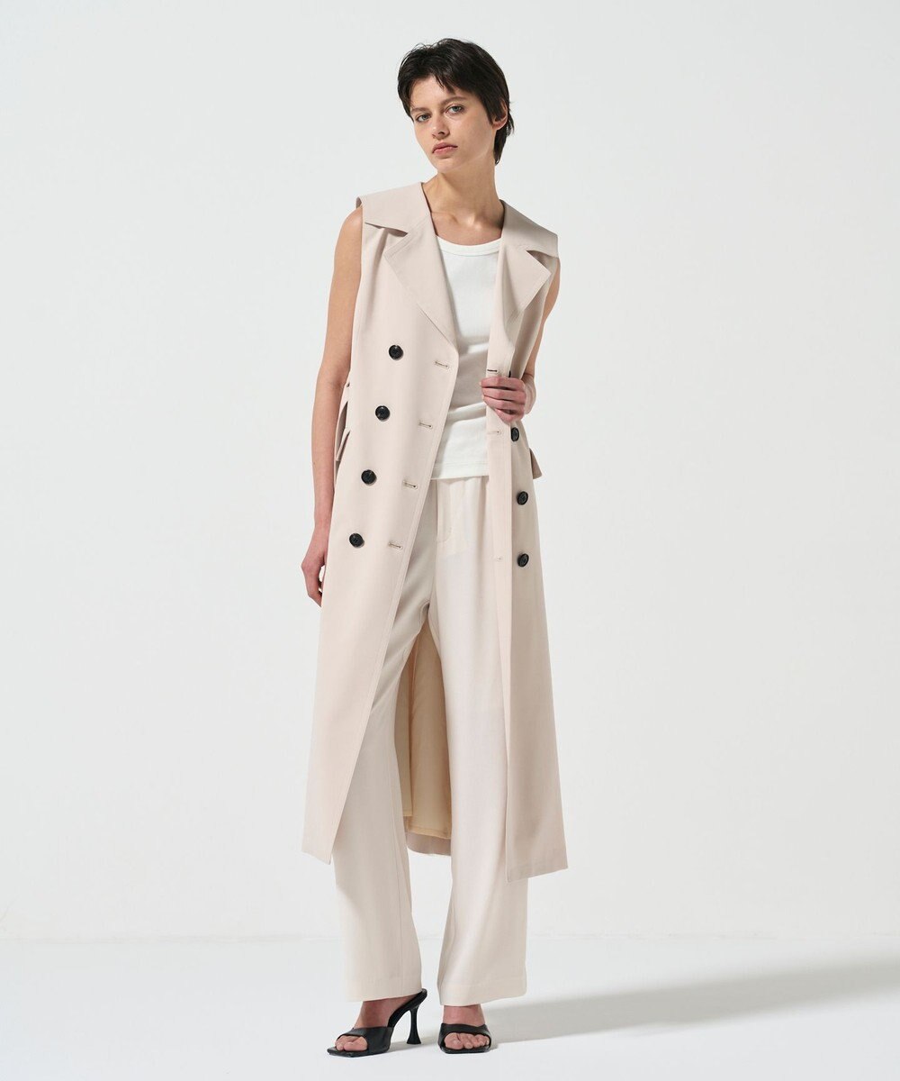 GRACE CONTINENTAL バックプリーツトレンチワンピース 