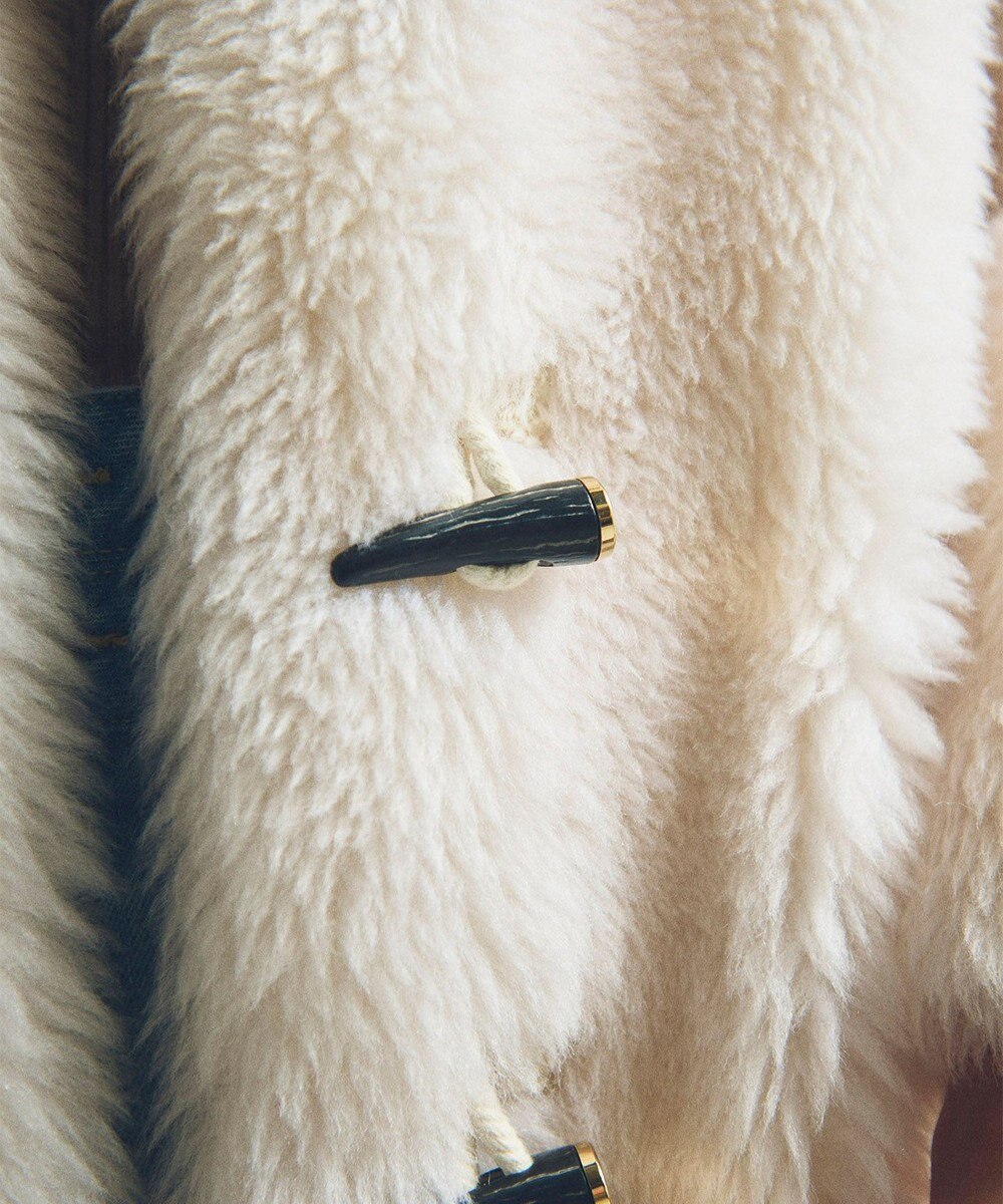 GRACE CONTINENTAL ウールボアショートコート 