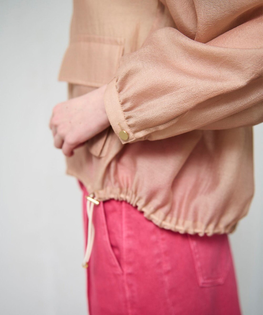 GRACE CONTINENTAL シアードレープブルゾン 