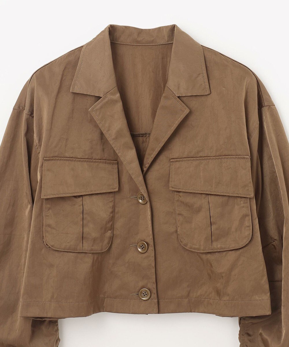 GRACE CONTINENTAL クロップドミリタリージャケット 