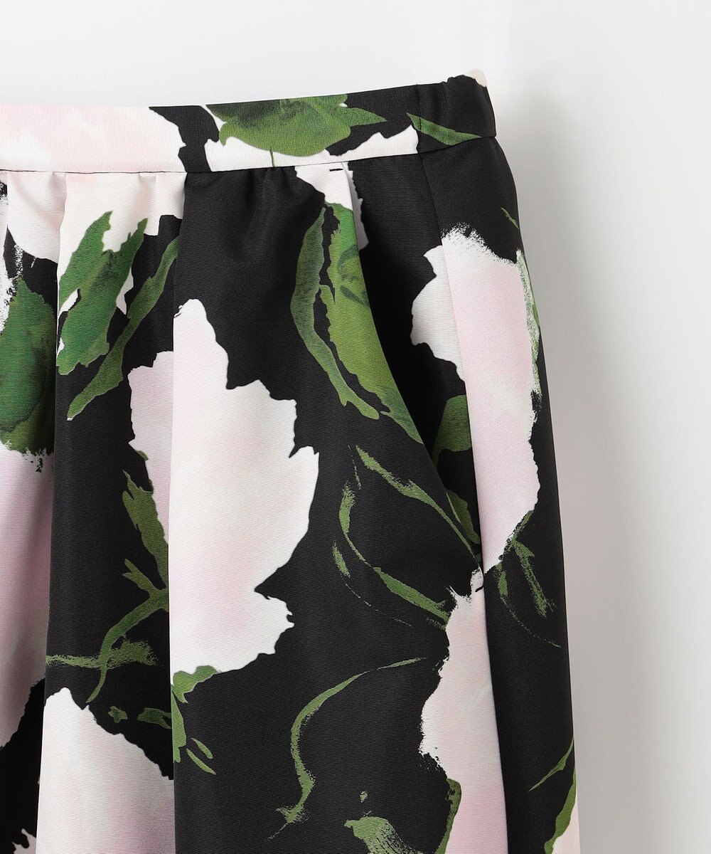 GRACE CONTINENTAL グログランボタニカルスカート 