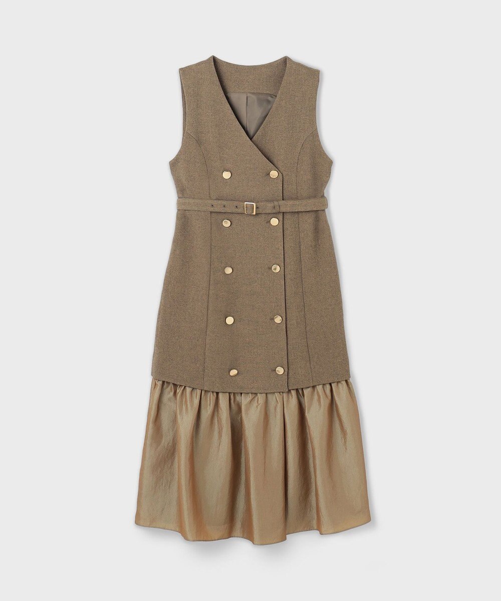 GRACE CONTINENTAL カルゼコンビジレワンピース 