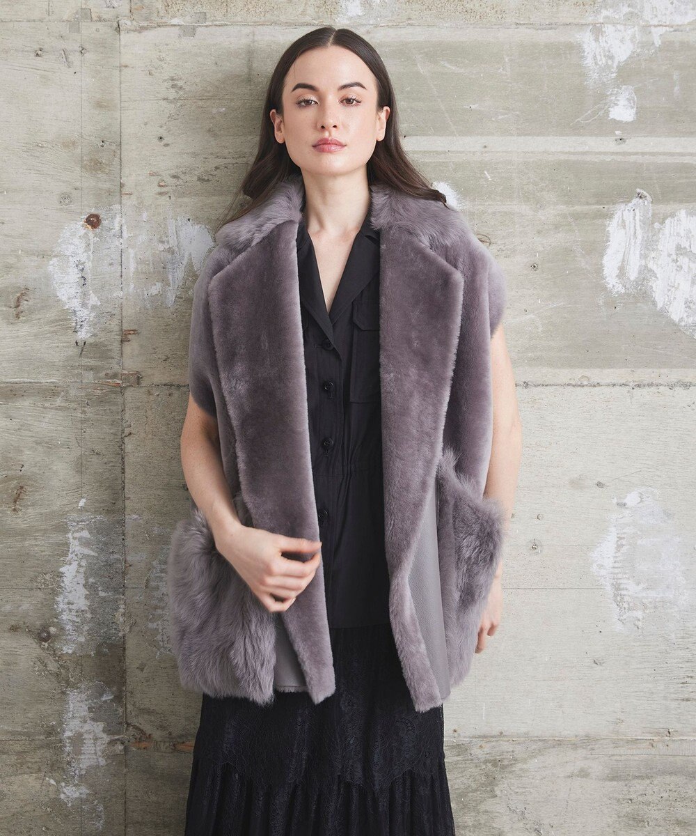 GRACE CONTINENTAL 【BLANCHA】ムートンジレ 