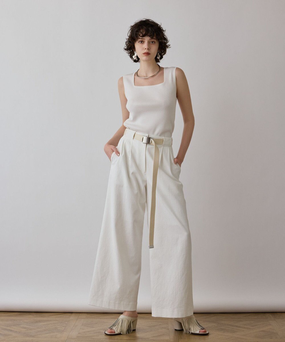 GRACE CONTINENTAL ブライトニットノースリーブ