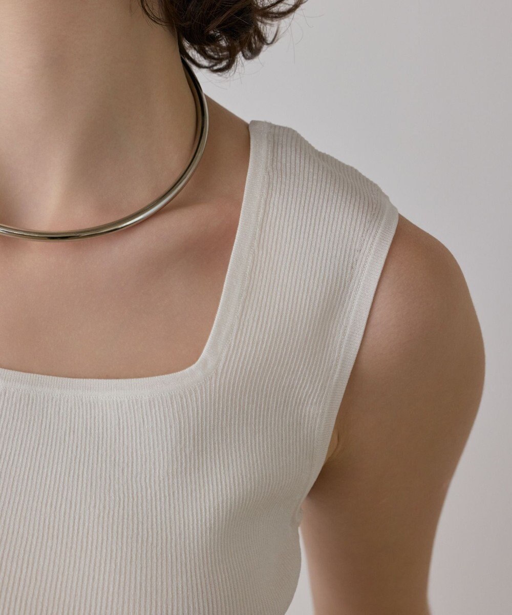 GRACE CONTINENTAL ブライトニットノースリーブ