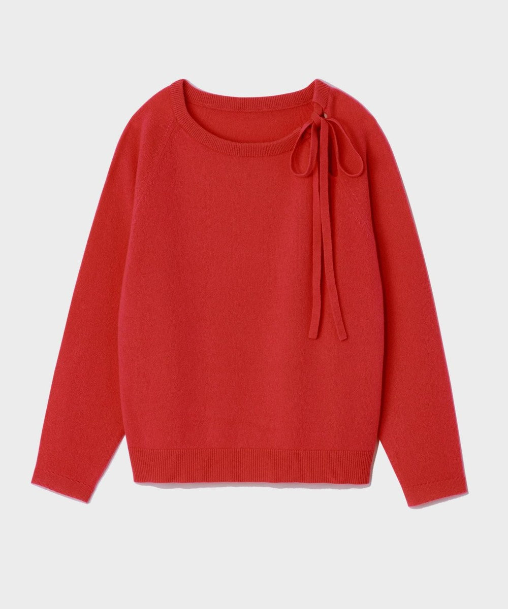 GRACE CONTINENTAL ボウタイカシミヤトップ