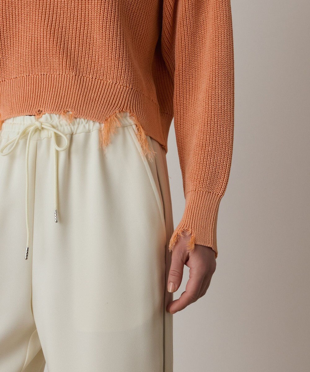 GRACE CONTINENTAL ピグメントニットトップ