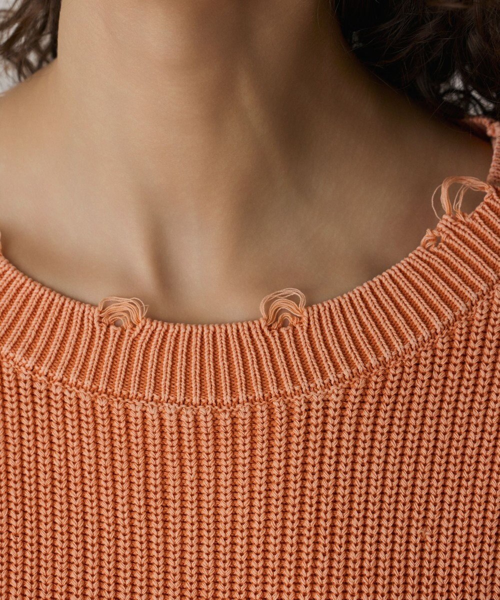 GRACE CONTINENTAL ピグメントニットトップ