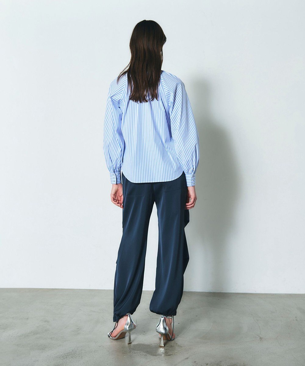 GRACE CONTINENTAL サテンワークパンツ 