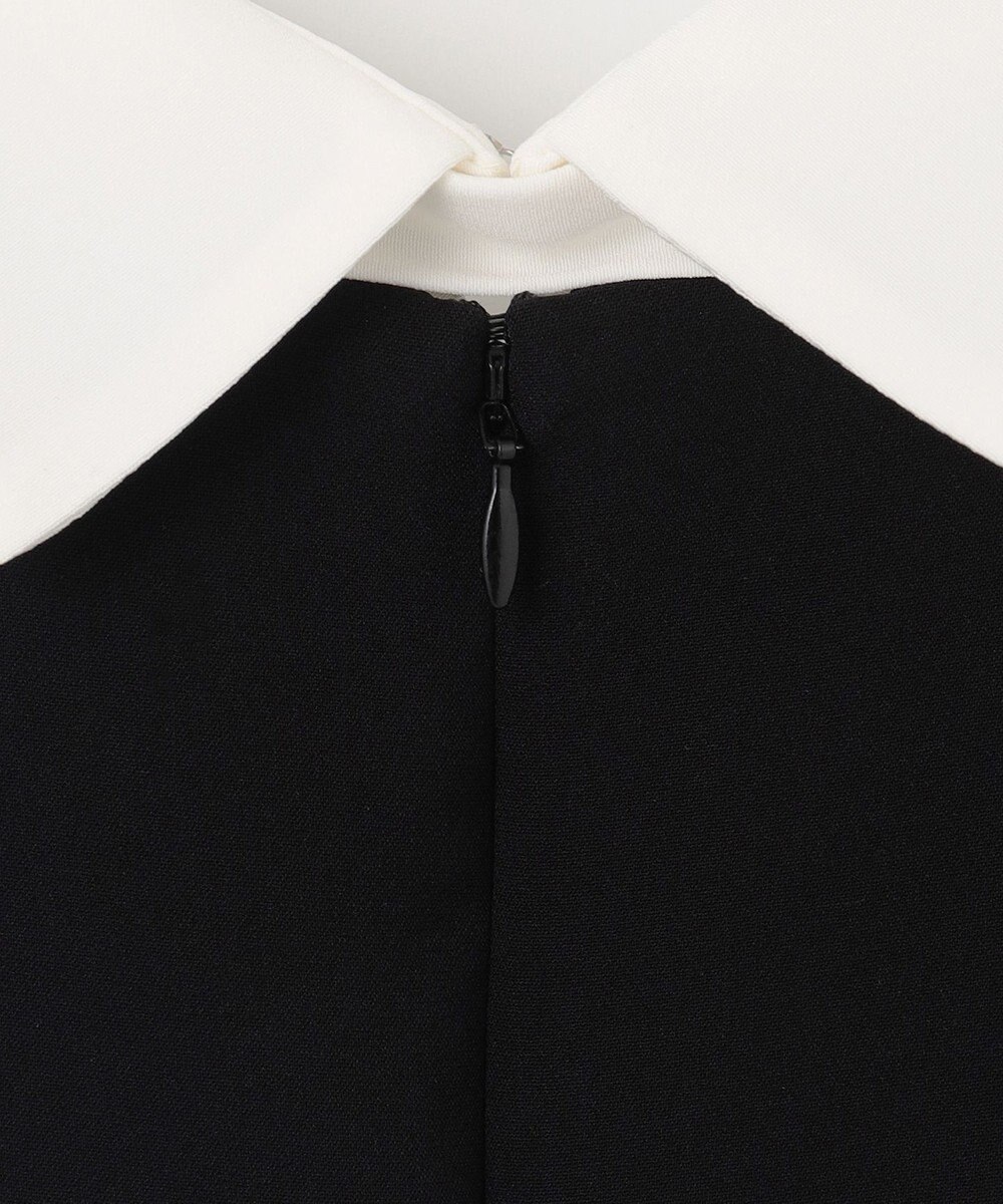 GRACE CONTINENTAL ダブルクロスドレス 