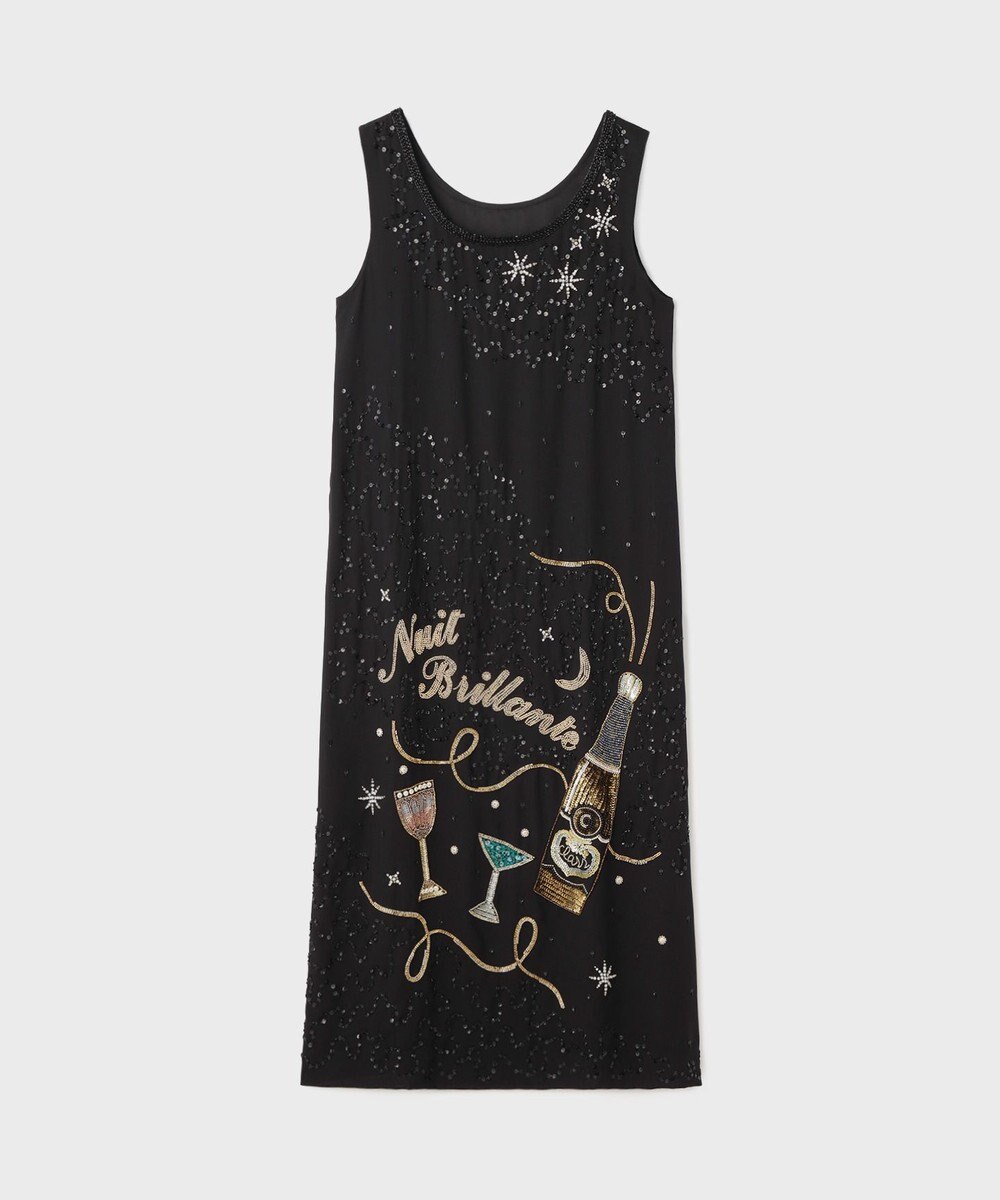 GRACE CONTINENTAL シャイニーembドレス 