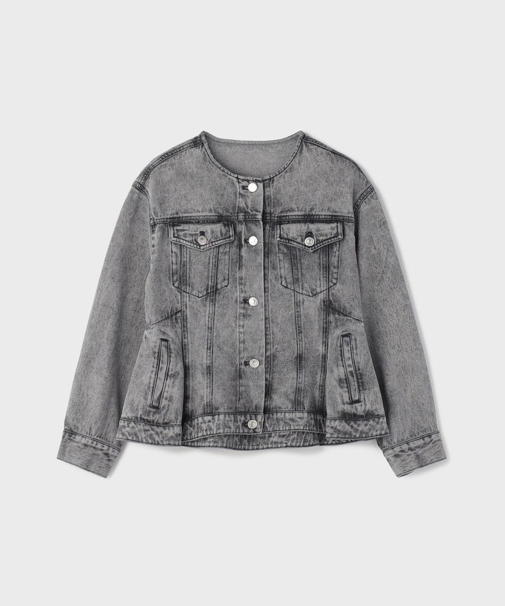 GRACE CONTINENTAL ペプラムデニムジャケット 