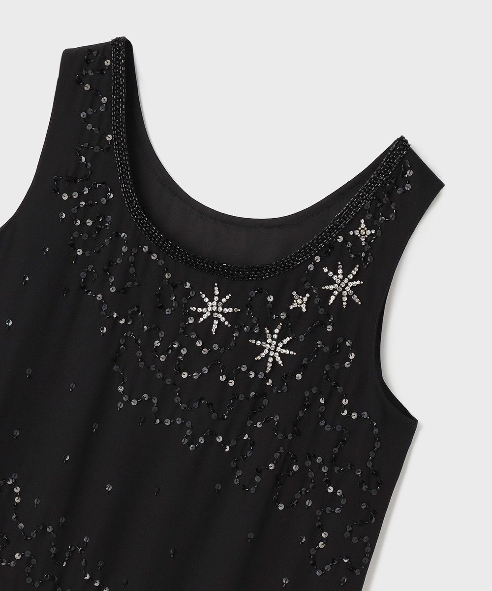 GRACE CONTINENTAL シャイニーembドレス 