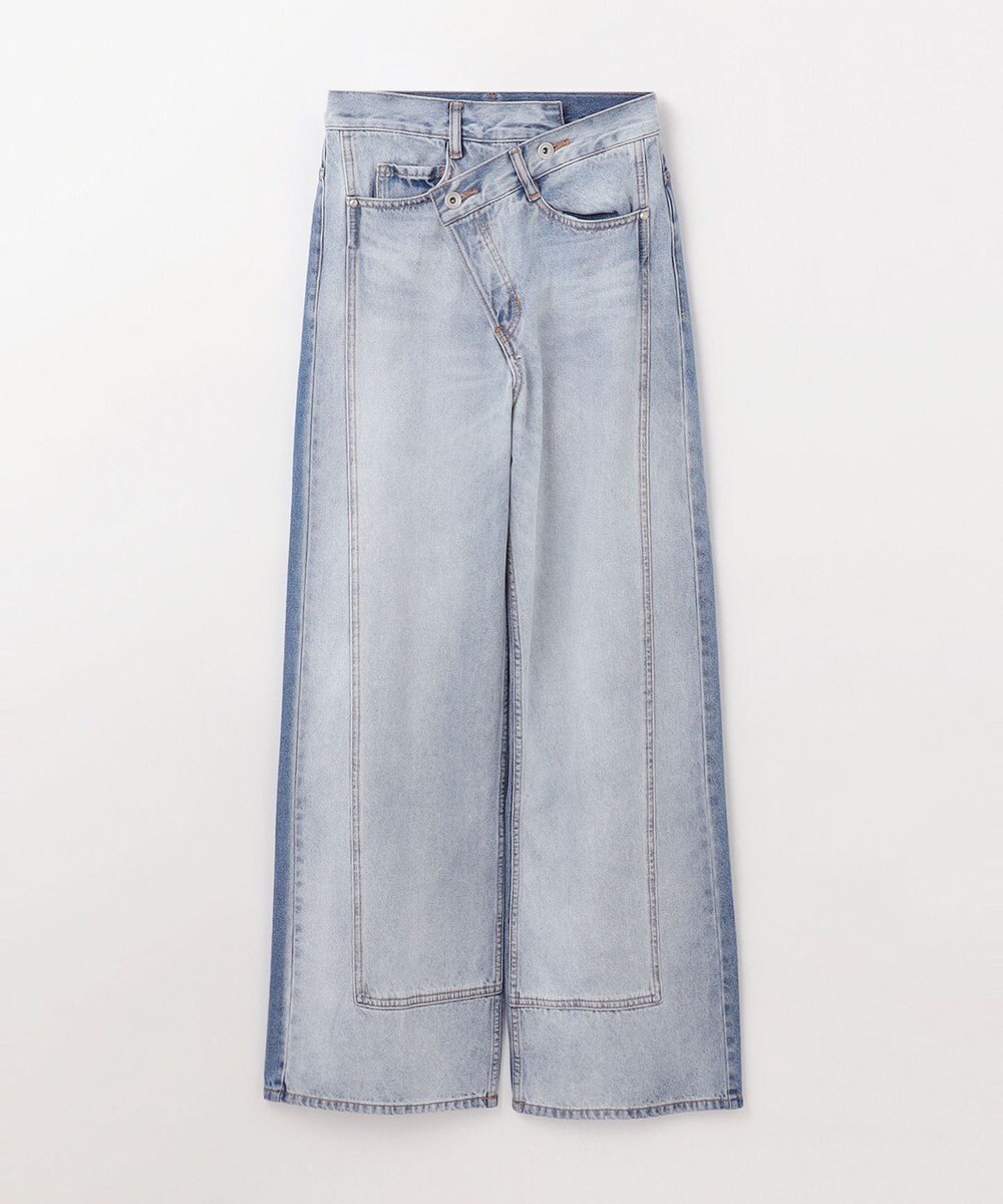 GRACE CONTINENTAL ラップデニムパンツ 