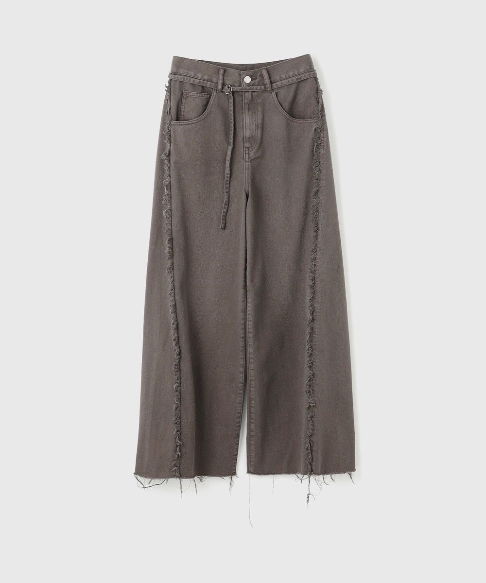 GRACE CONTINENTAL フリンジバギーパンツ