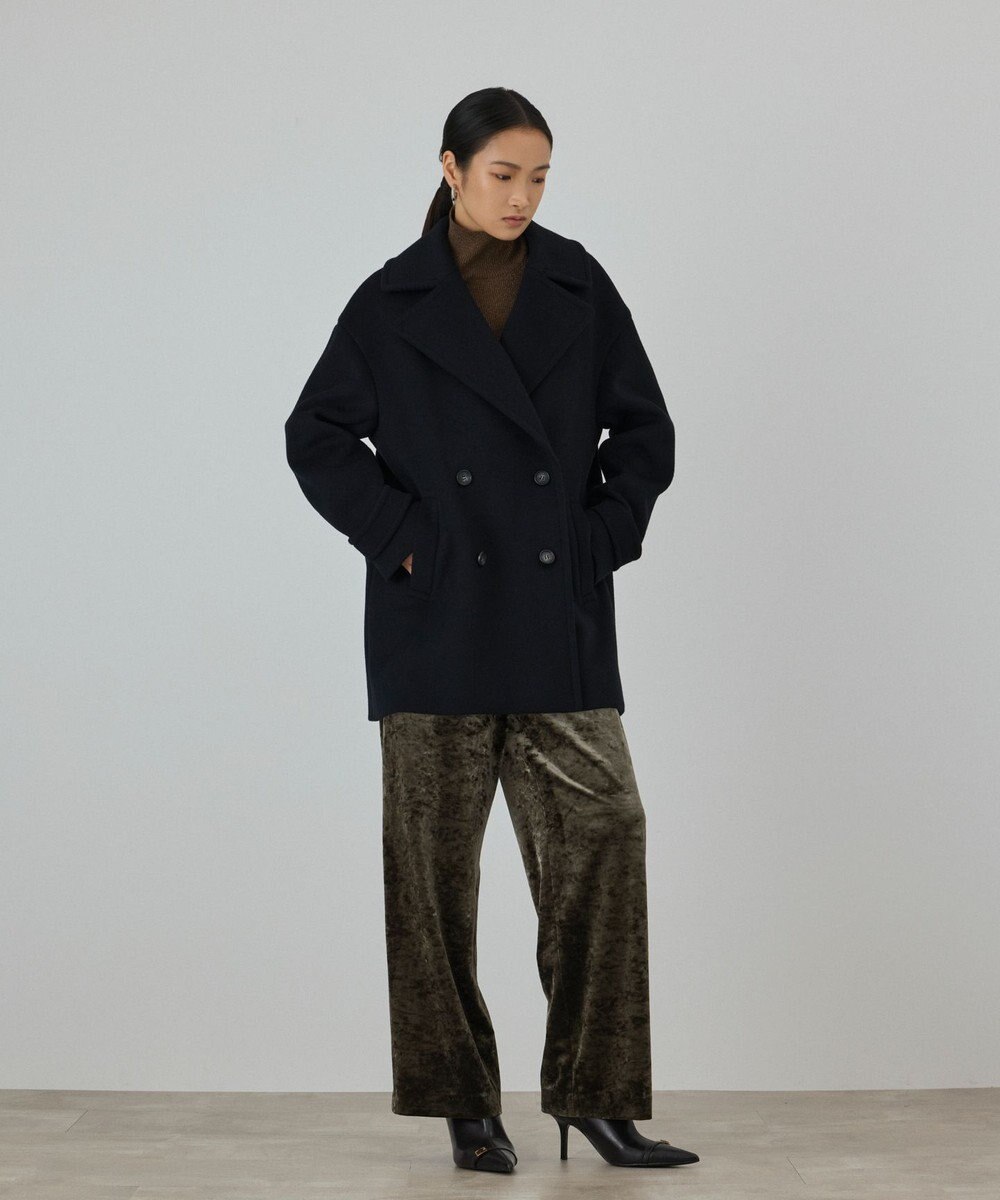 GRACE CONTINENTAL ショートビーバーPコート 